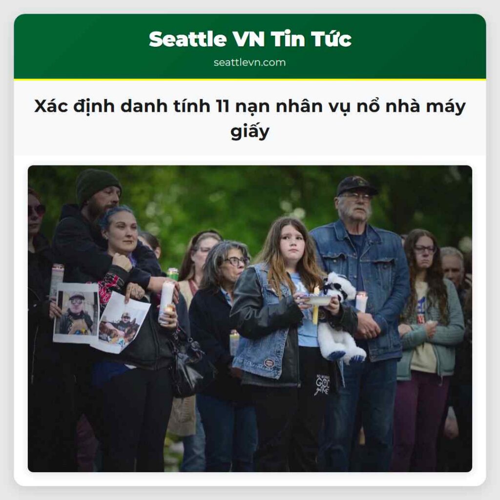 Xác định danh tính 11 nạn nhân vụ nổ nhà máy giấy