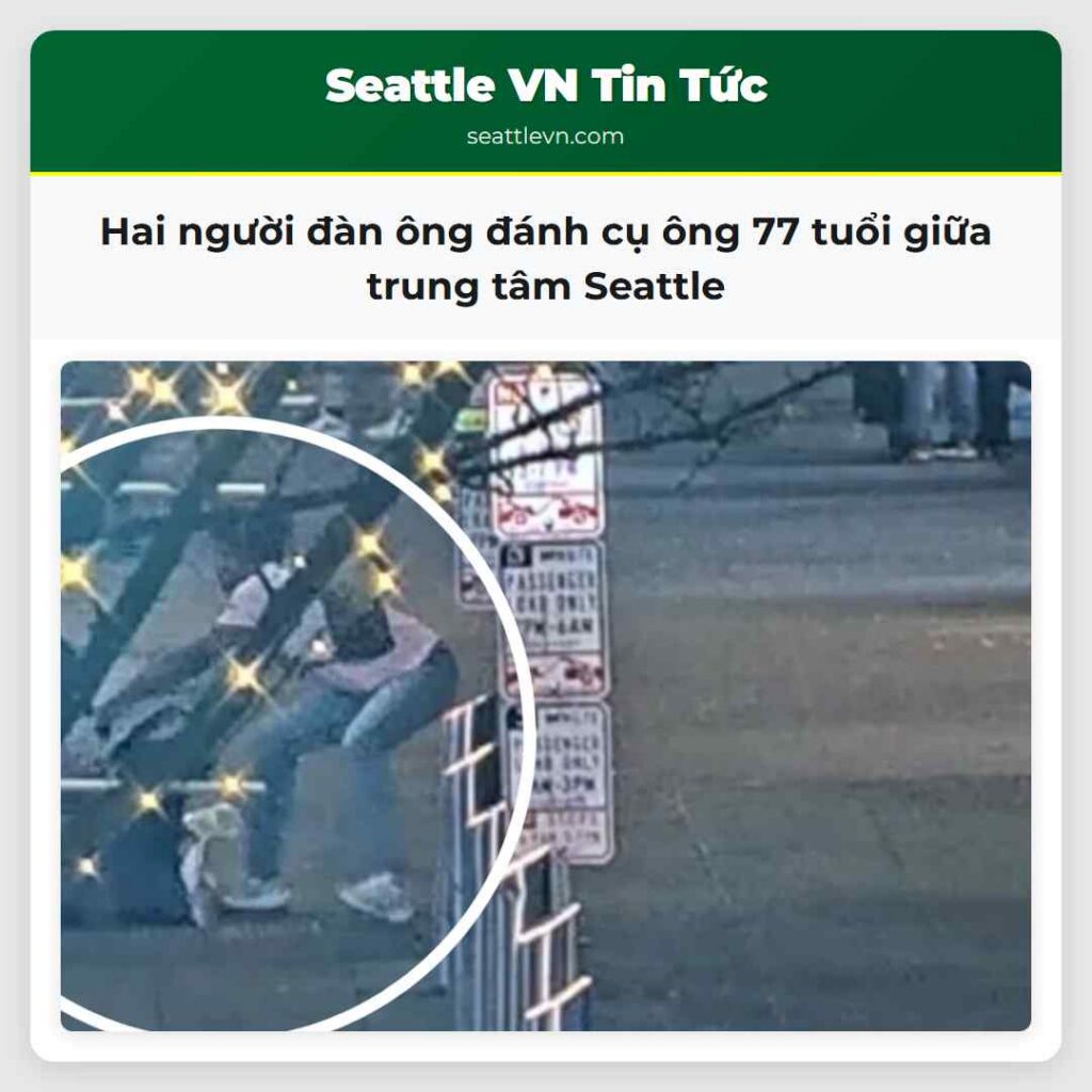 Hai người đàn ông đánh cụ ông 77 tuổi giữa trung