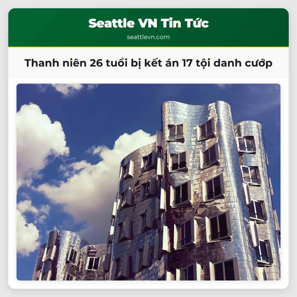Thanh niên 26 tuổi bị kết án 17 tội danh cướp