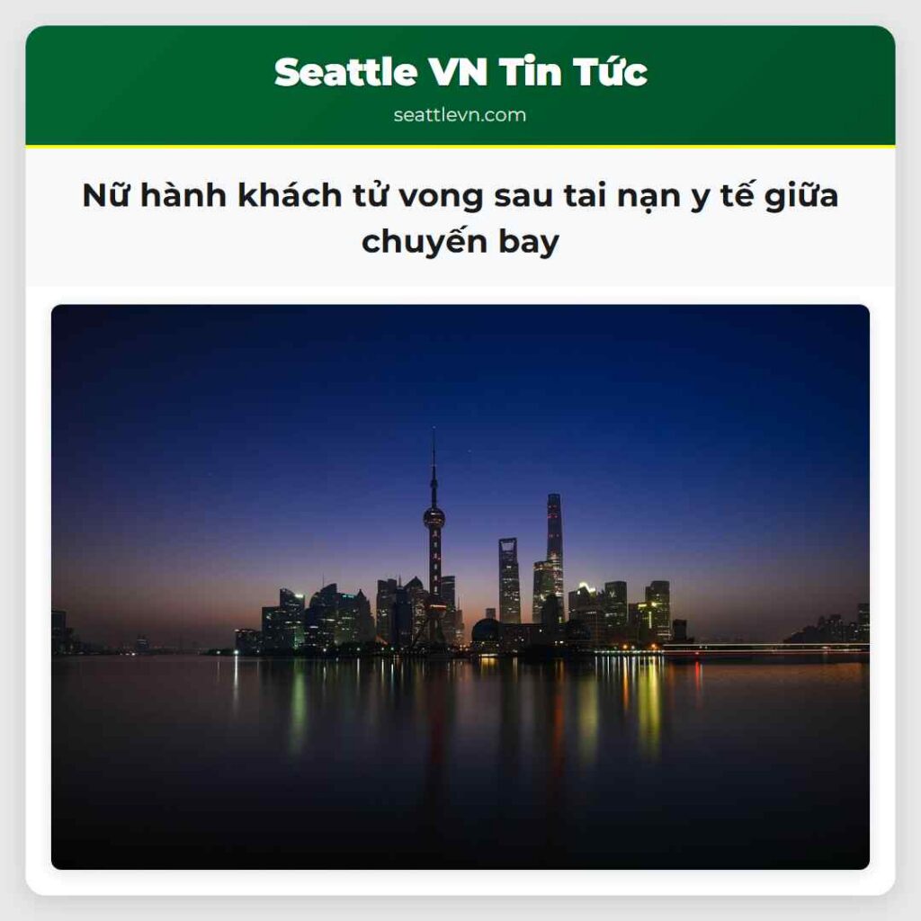 Nữ hành khách tử vong sau tai nạn y tế giữa