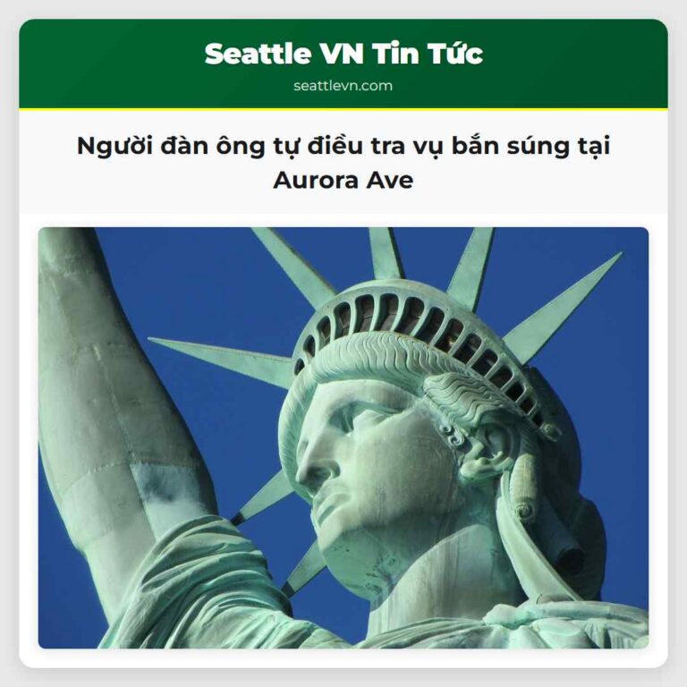 Người đàn ông tự điều tra vụ bắn súng tại Aurora Ave