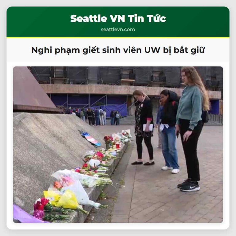 Nghi phạm giết sinh viên UW bị bắt giữ