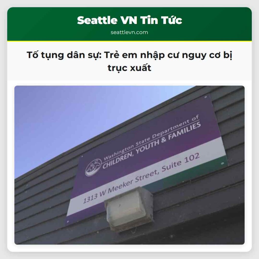 Tố tụng dân sự: Trẻ em nhập cư nguy cơ bị trục