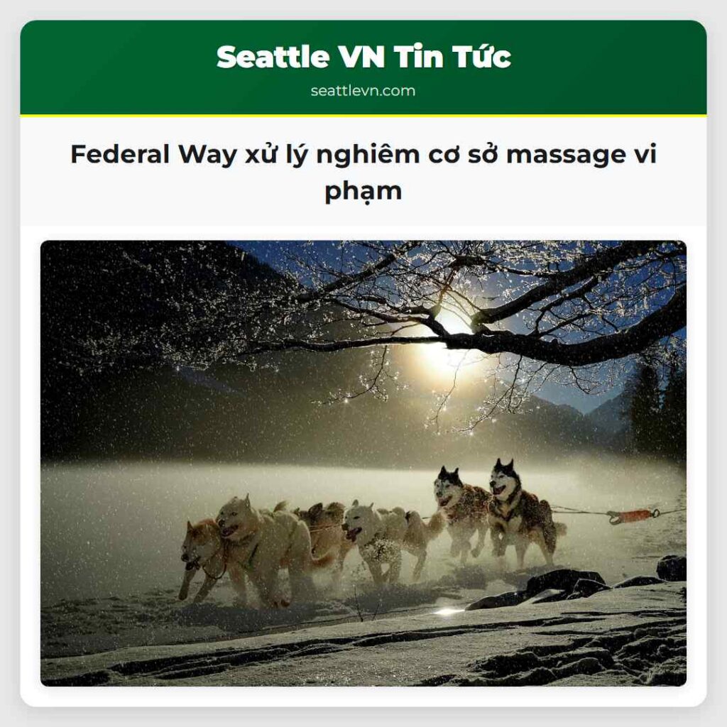 Federal Way xử lý nghiêm cơ sở massage vi phạm