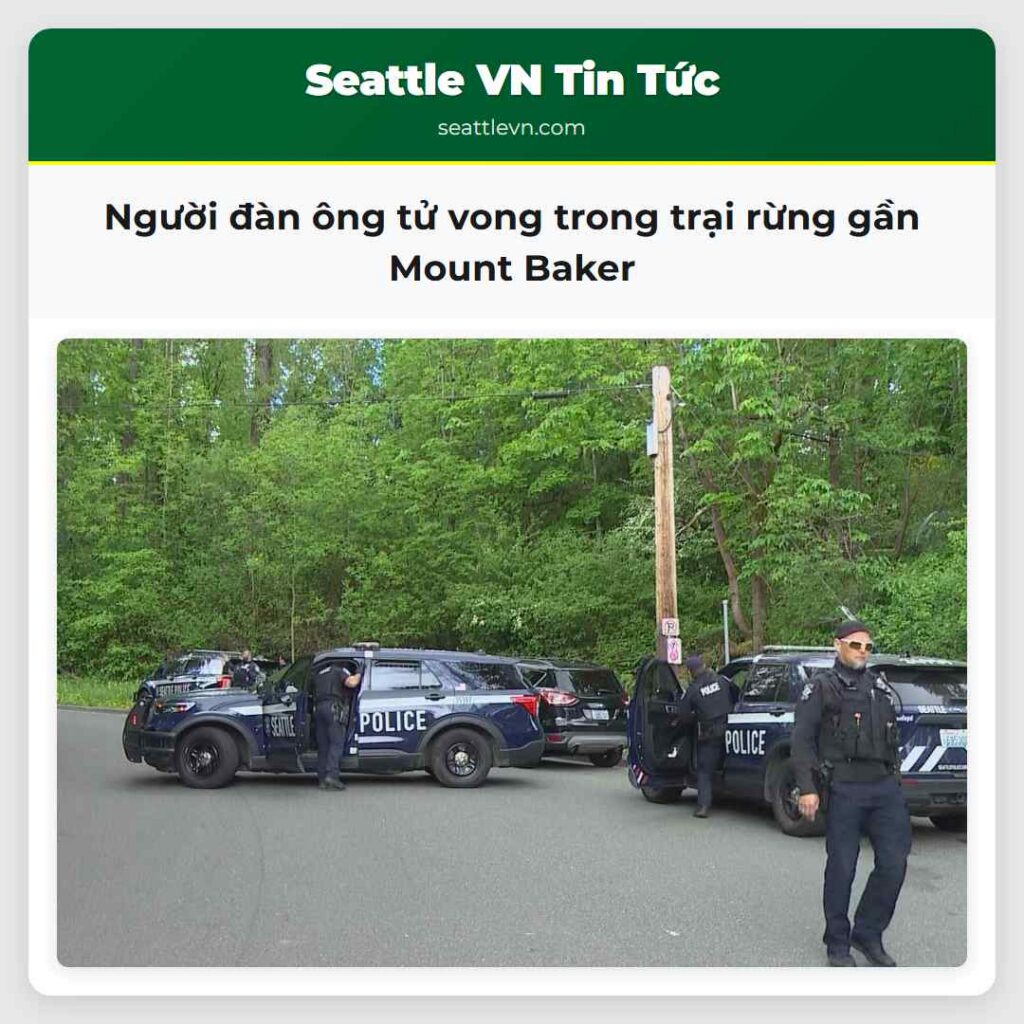 Người đàn ông tử vong trong trại rừng gần Mount