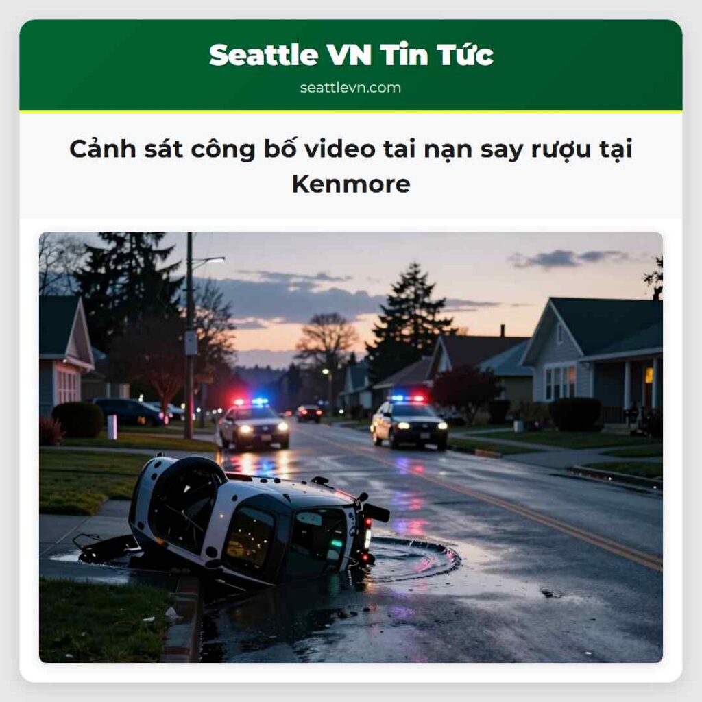 Cảnh sát công bố video tai nạn say rượu tại