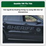 Hai người bị thương trong vụ xung đột dao tại Wenatchee