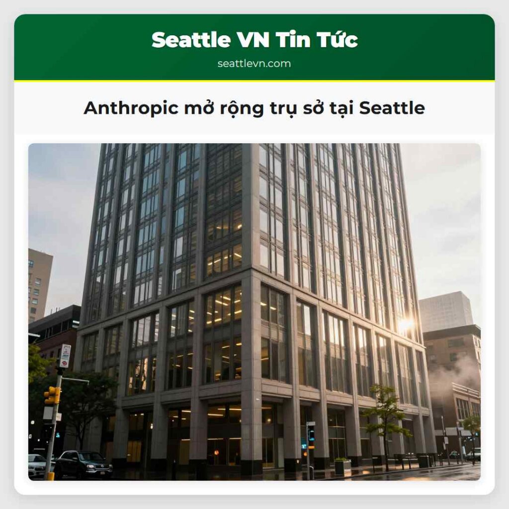 Anthropic mở rộng trụ sở tại Seattle