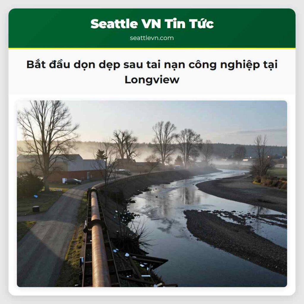 Bắt đầu dọn dẹp sau tai nạn công nghiệp tại