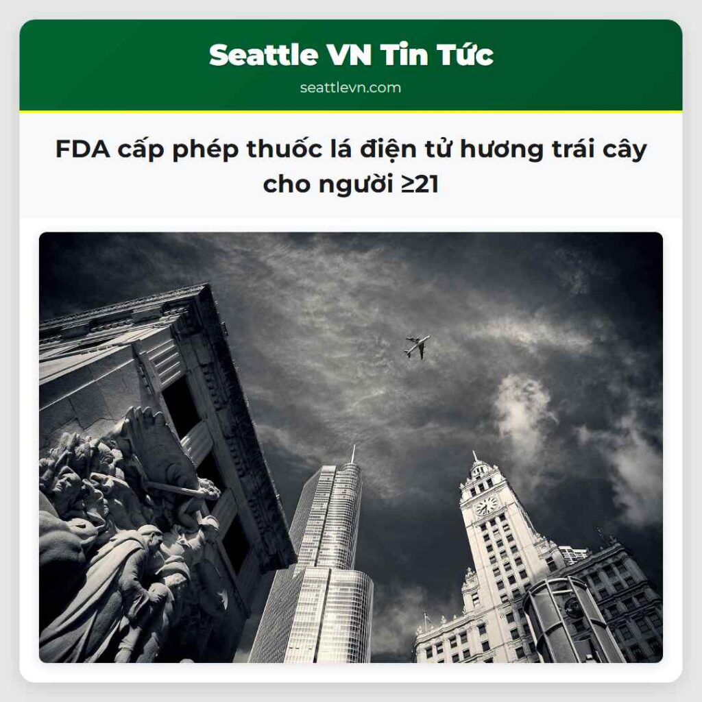 FDA cấp phép thuốc lá điện tử hương trái cây cho