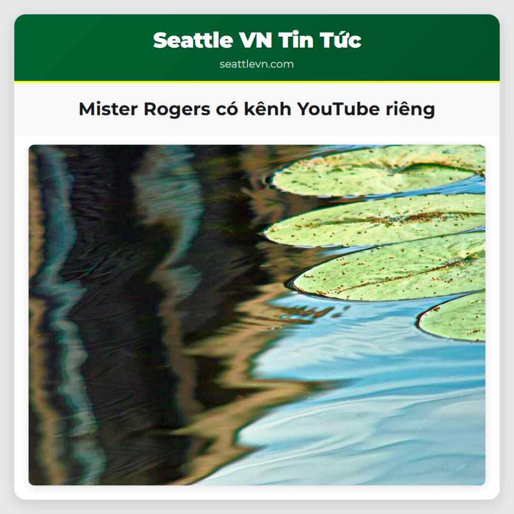 Mister Rogers có kênh YouTube riêng