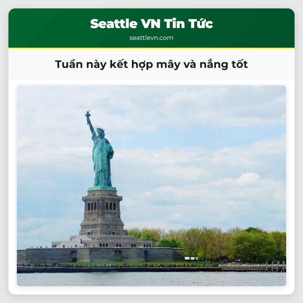 Tuần này kết hợp mây và nắng tốt