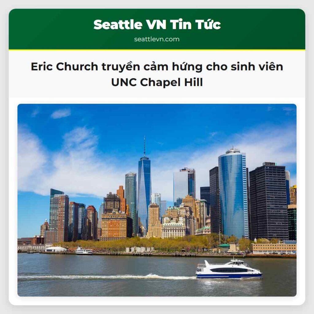 Eric Church truyền cảm hứng cho sinh viên UNC