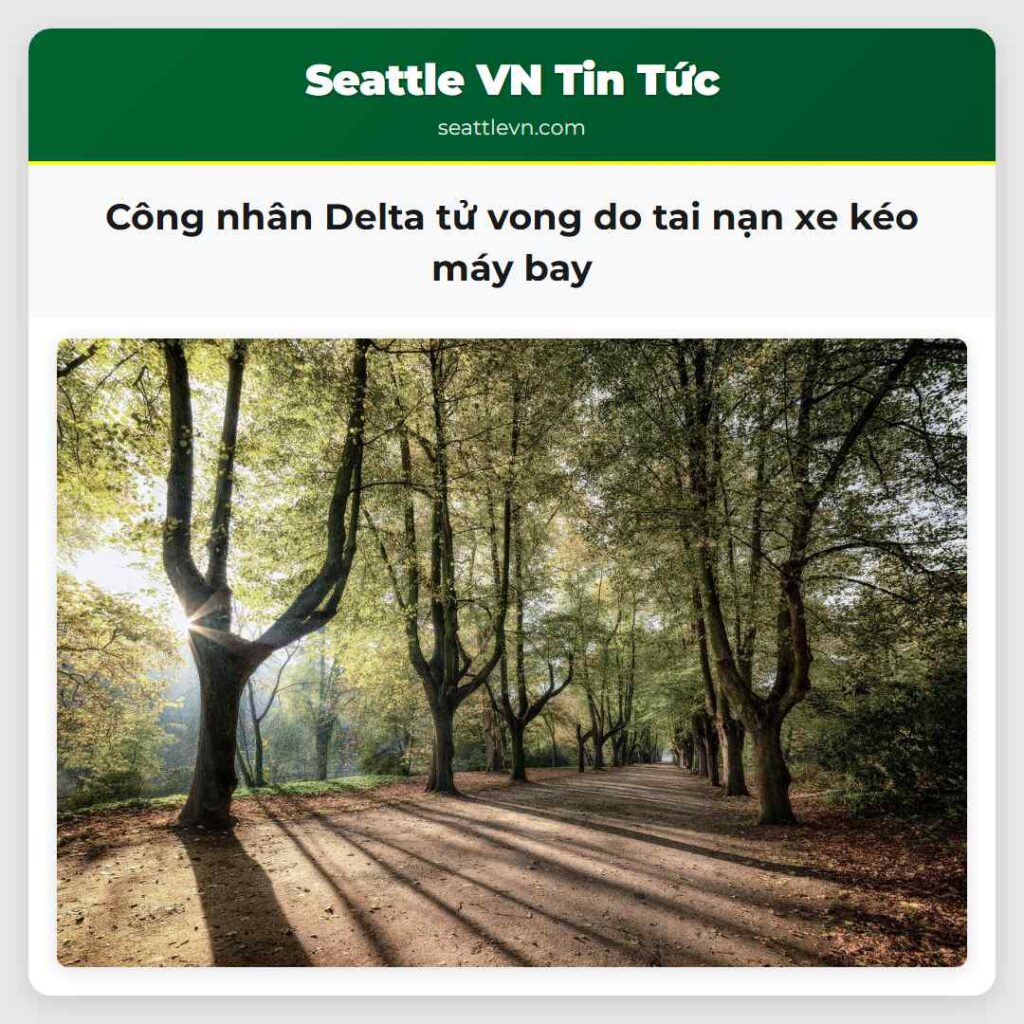 Công nhân Delta tử vong do tai nạn xe kéo máy bay