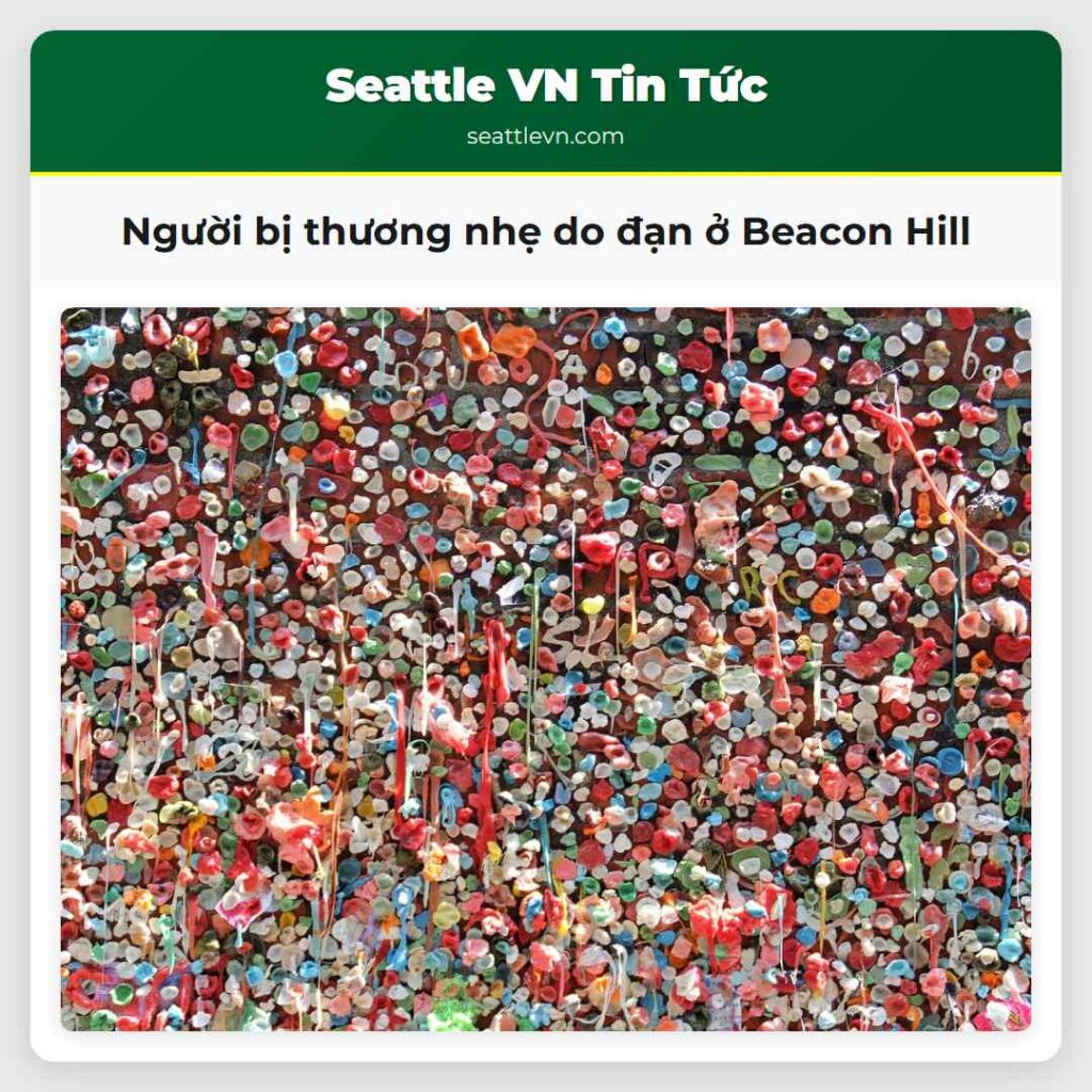 Người bị thương nhẹ do đạn ở Beacon Hill