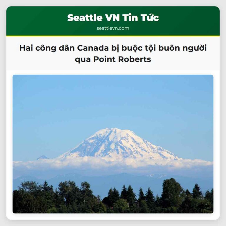 Hai công dân Canada bị buộc tội buôn người qua Point Roberts