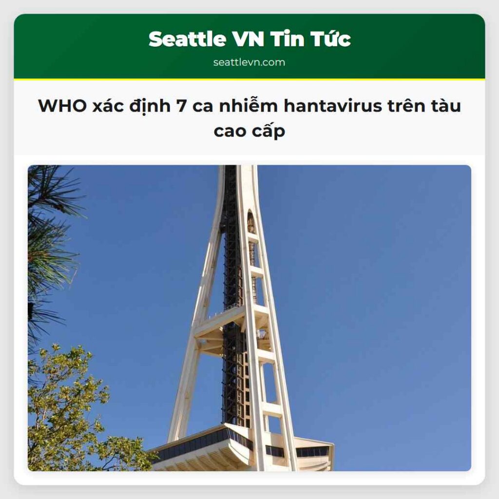WHO xác định 7 ca nhiễm hantavirus trên tàu cao