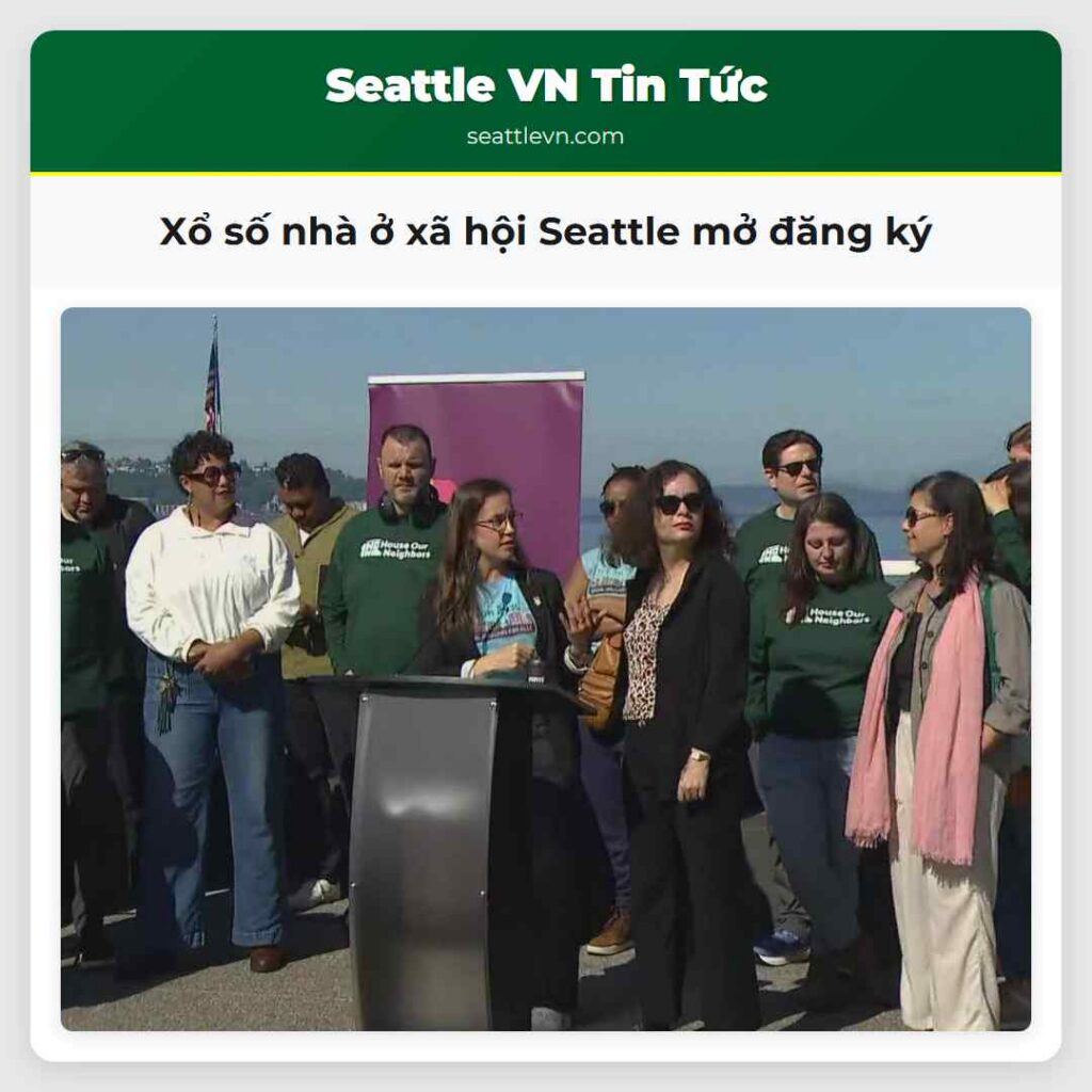 Xổ số nhà ở xã hội Seattle mở đăng ký