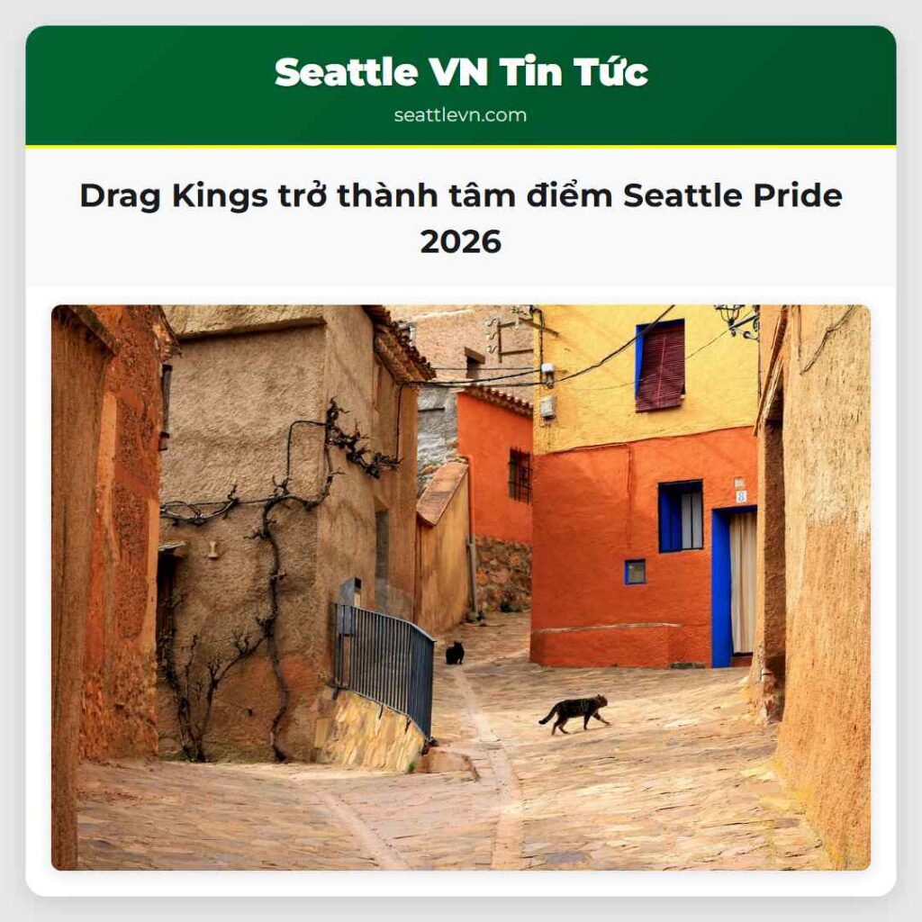 Drag Kings trở thành tâm điểm Seattle Pride 2026