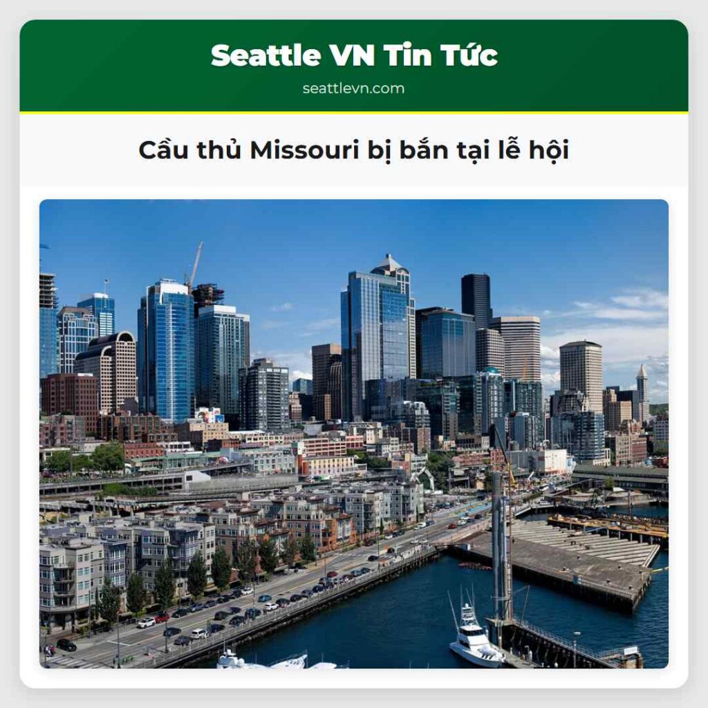 Cầu thủ Missouri bị bắn tại lễ hội
