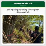 Cứu hộ bằng dây thừng tại Công viên Discovery Park