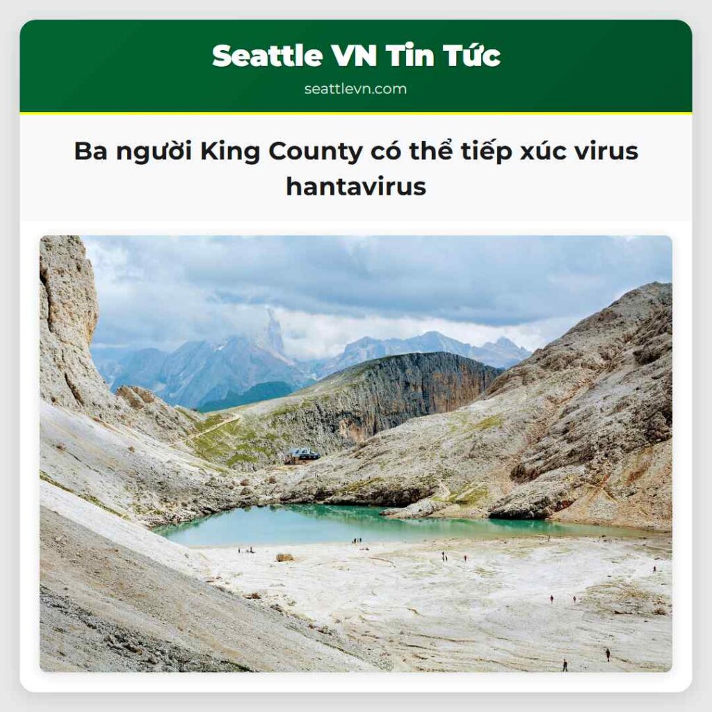 Ba người King County có thể tiếp xúc virus