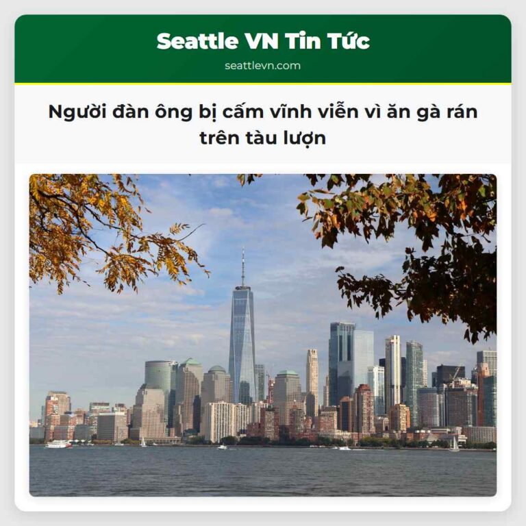 Người đàn ông bị cấm vĩnh viễn vì ăn gà rán trên tàu lượn