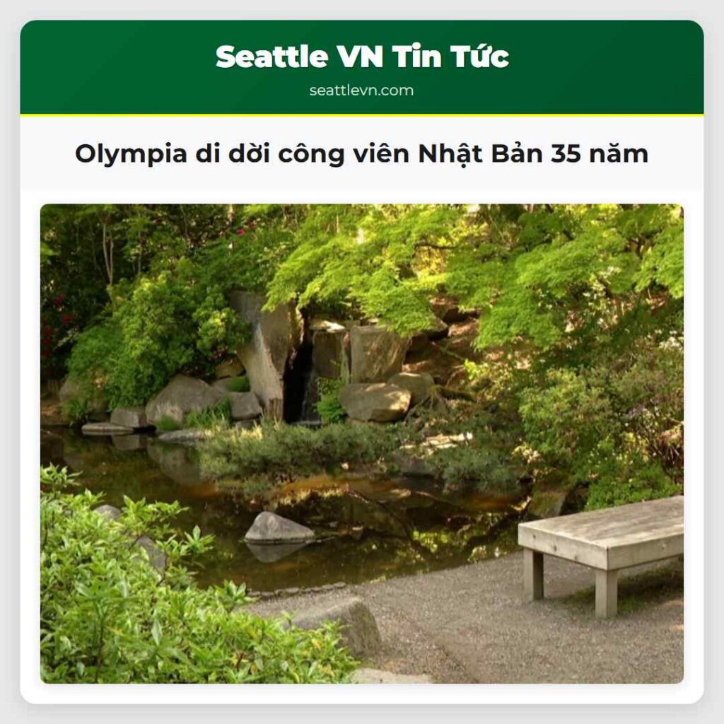 Olympia di dời công viên Nhật Bản 35 năm