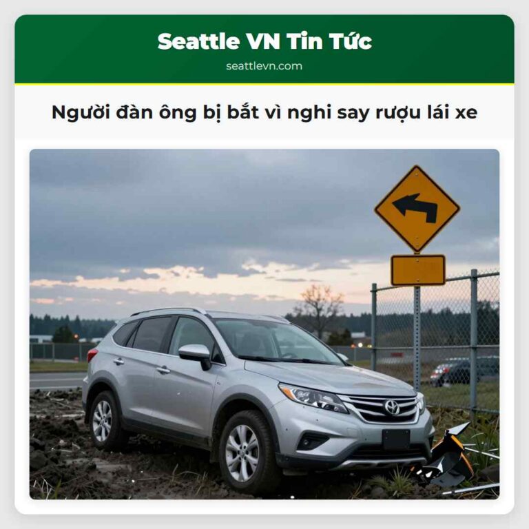 Người đàn ông bị bắt vì nghi say rượu lái xe