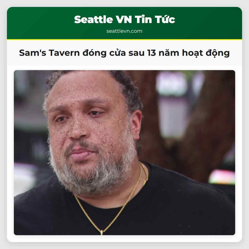 Sam's Tavern đóng cửa sau 13 năm hoạt động