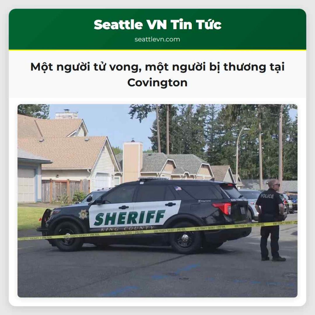 Một người tử vong, một người bị thương tại