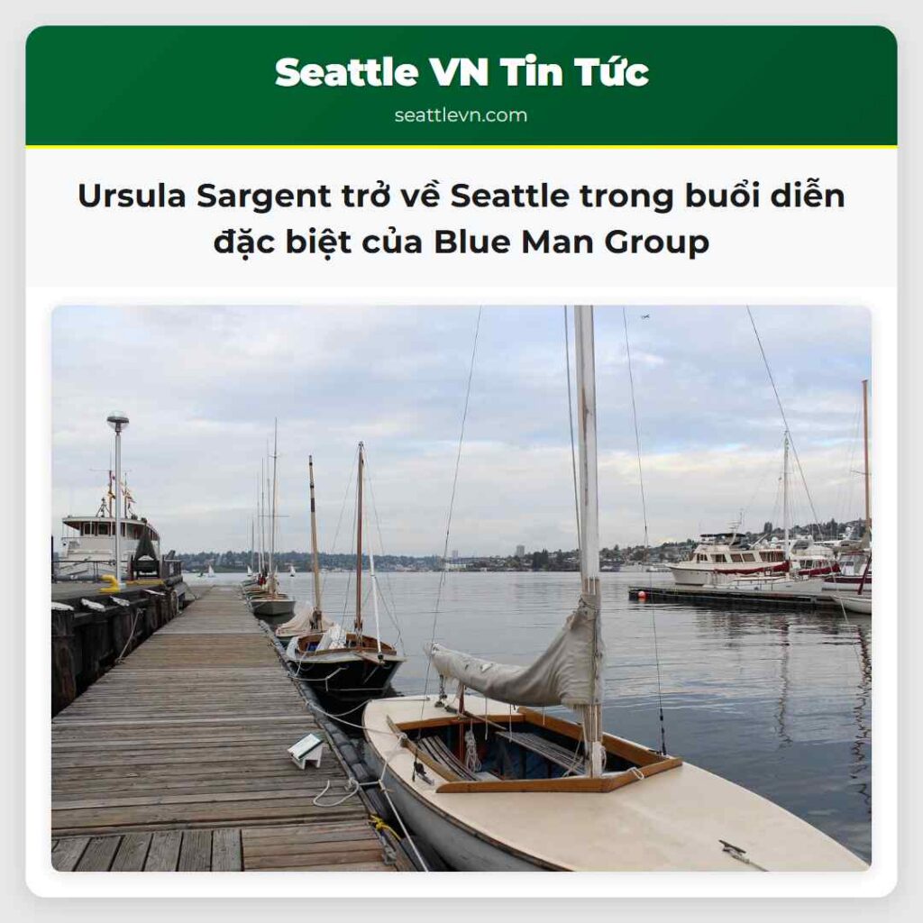 Ursula Sargent trở về Seattle trong buổi diễn đặc