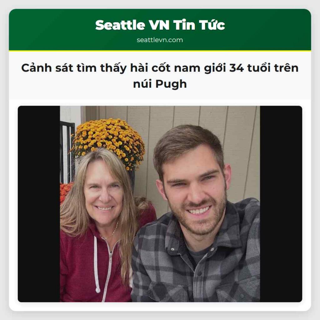 Cảnh sát tìm thấy hài cốt nam giới 34 tuổi trên