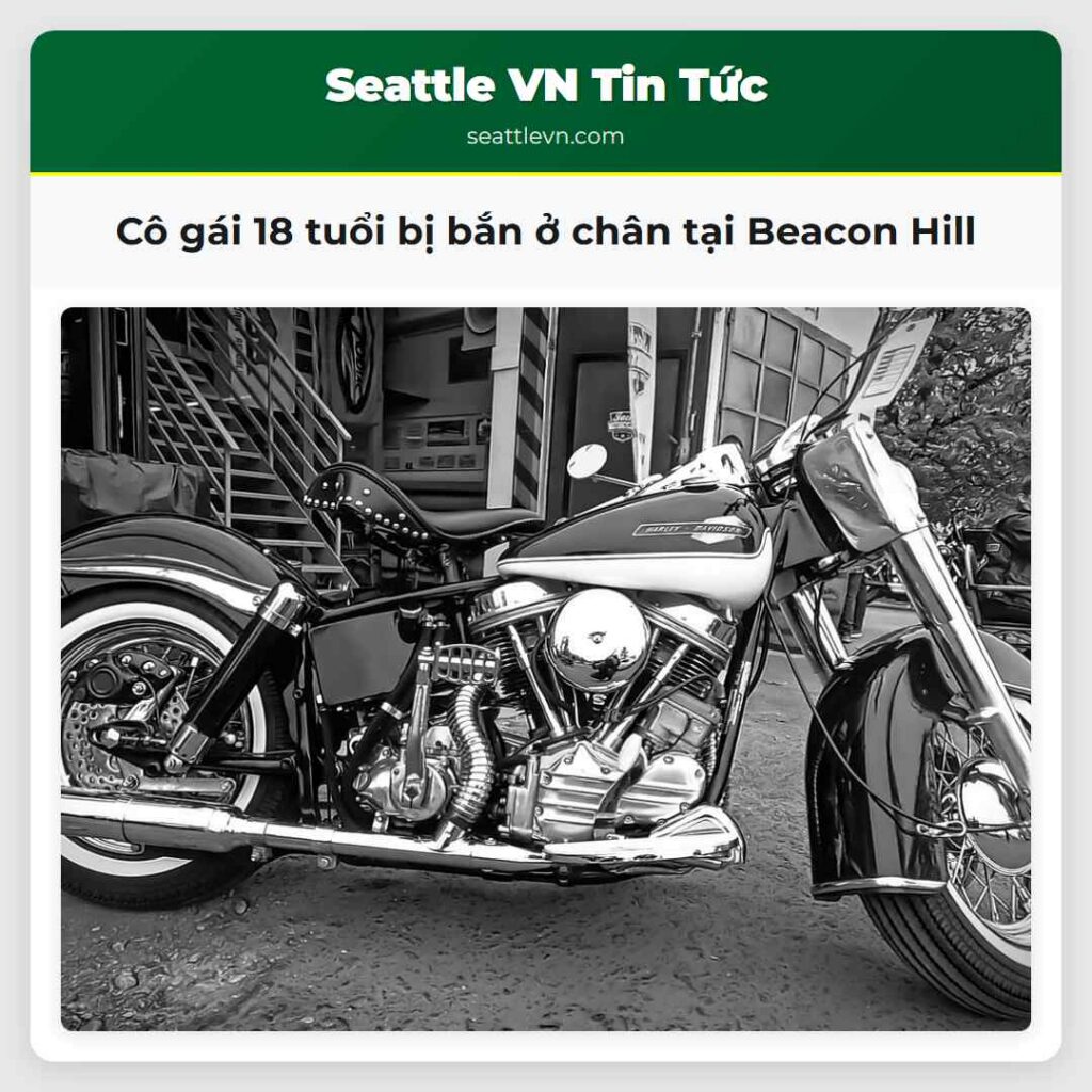 Cô gái 18 tuổi bị bắn ở chân tại Beacon Hill