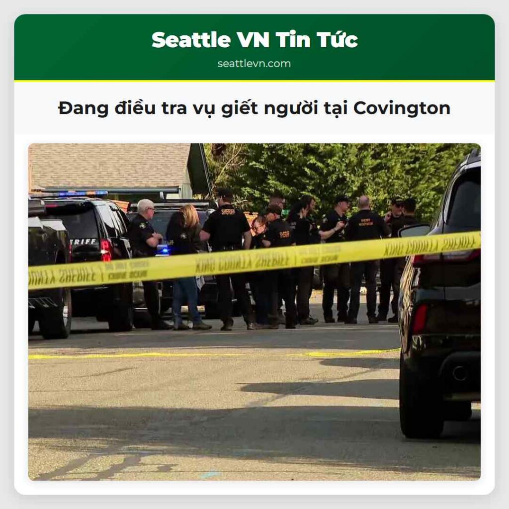 Đang điều tra vụ giết người tại Covington
