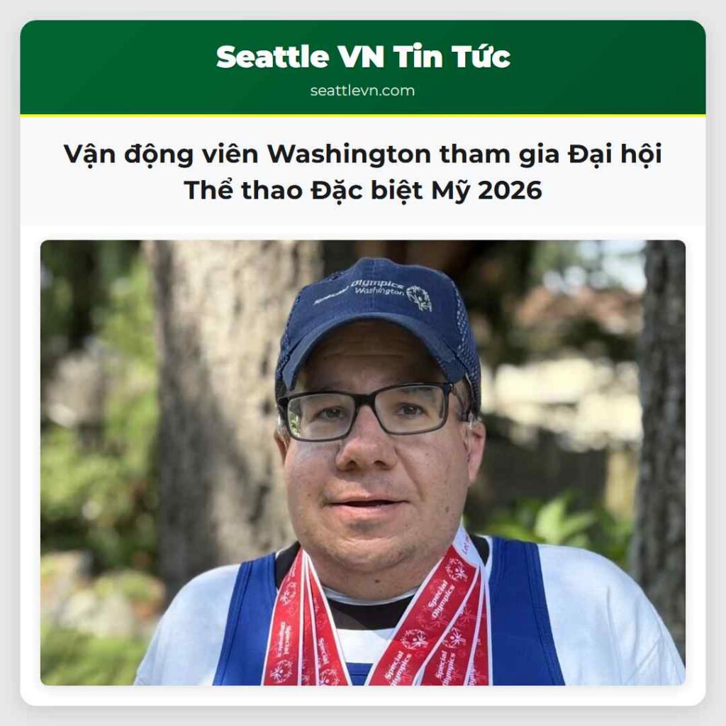 Vận động viên Washington tham gia Đại hội Thể