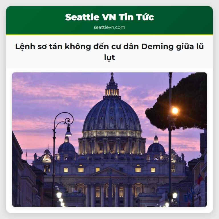 Lệnh sơ tán không đến cư dân Deming giữa lũ lụt