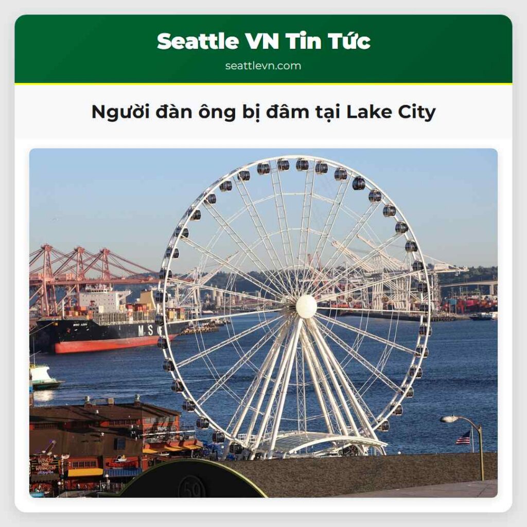 Người đàn ông bị đâm tại Lake City