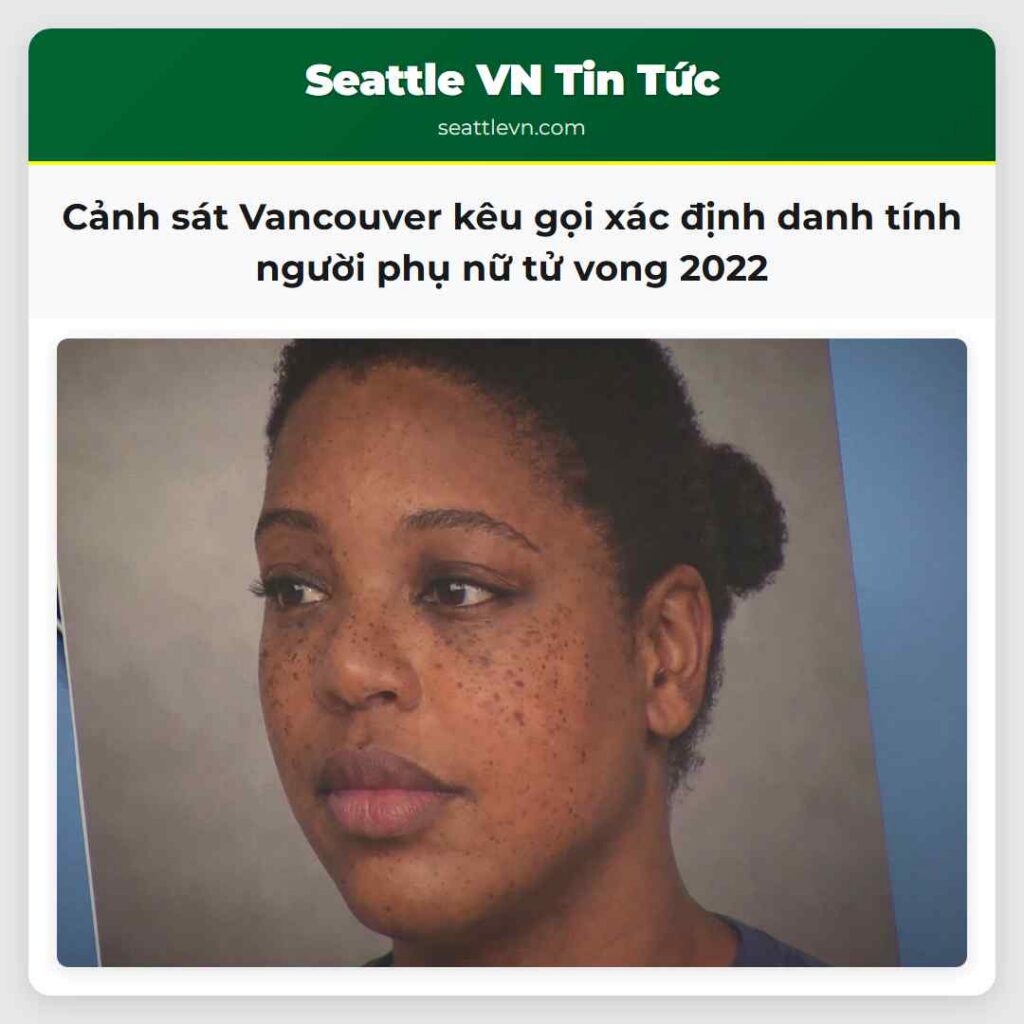 Cảnh sát Vancouver kêu gọi xác định danh tính
