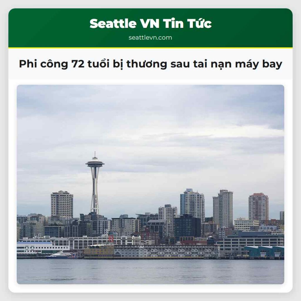 Phi công 72 tuổi bị thương sau tai nạn máy bay