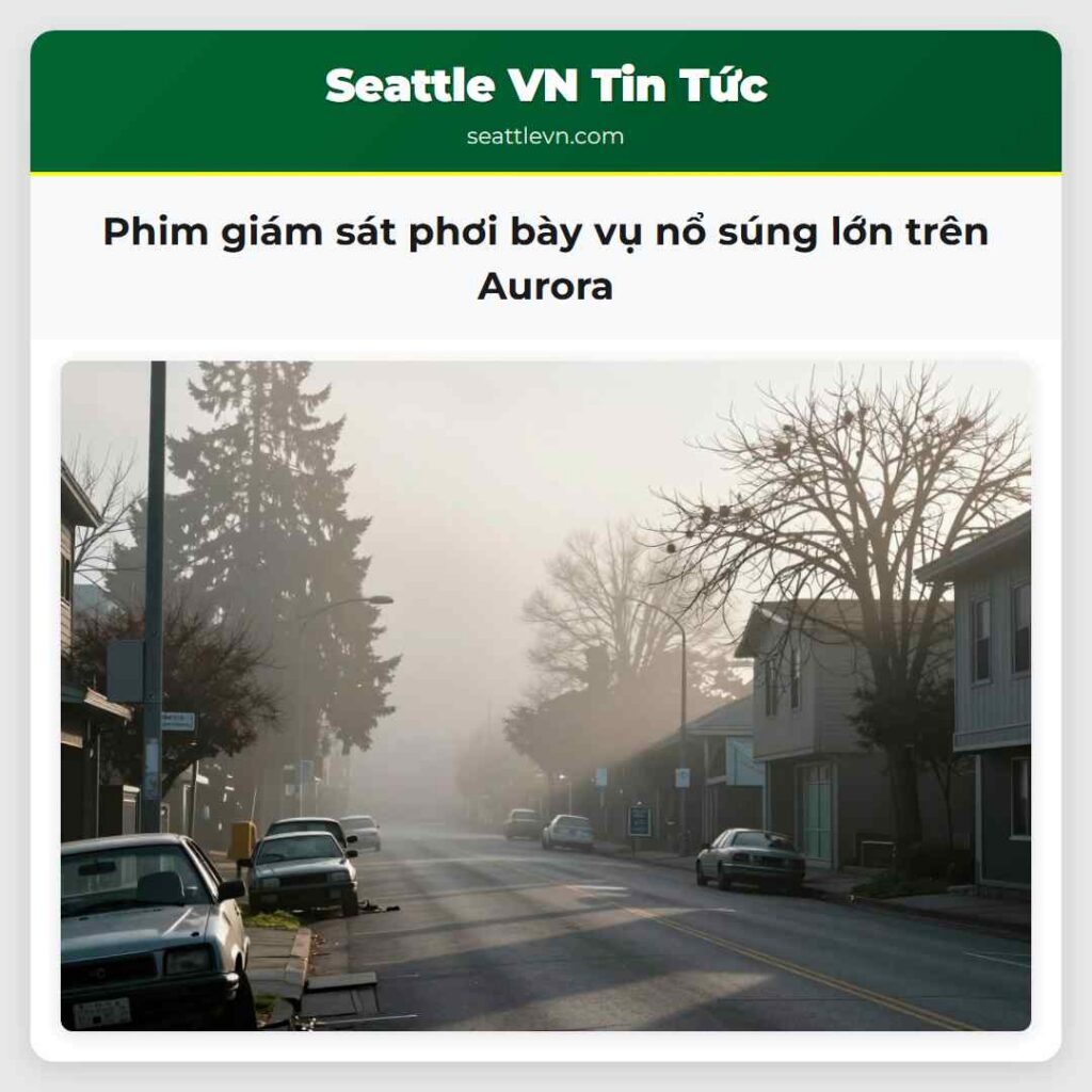 Phim giám sát phơi bày vụ nổ súng lớn trên Aurora