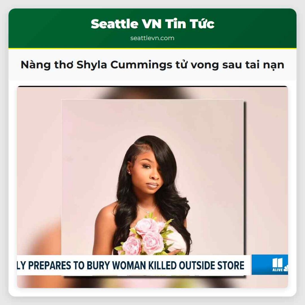 Nàng thơ Shyla Cummings tử vong sau tai nạn