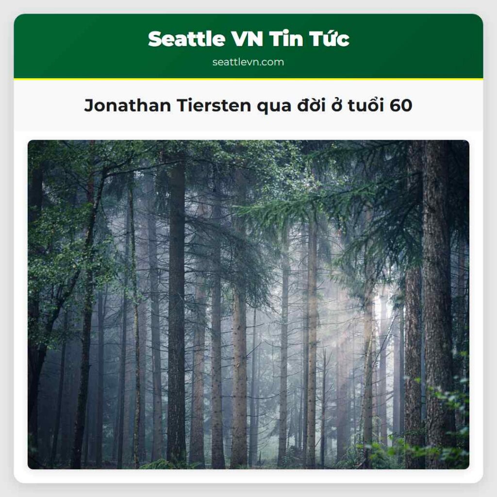 Jonathan Tiersten qua đời ở tuổi 60
