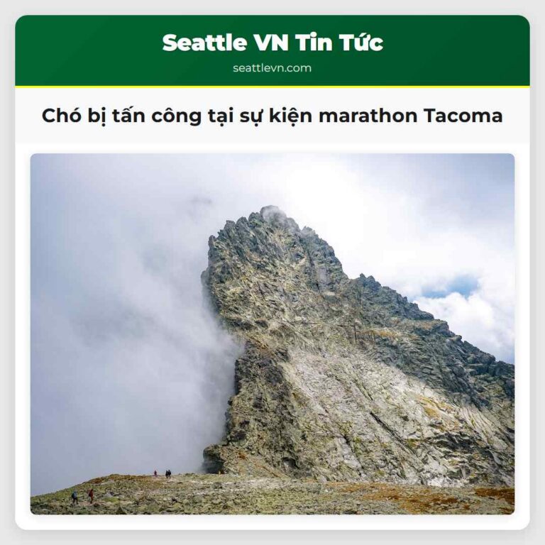 Chó bị tấn công tại sự kiện marathon Tacoma