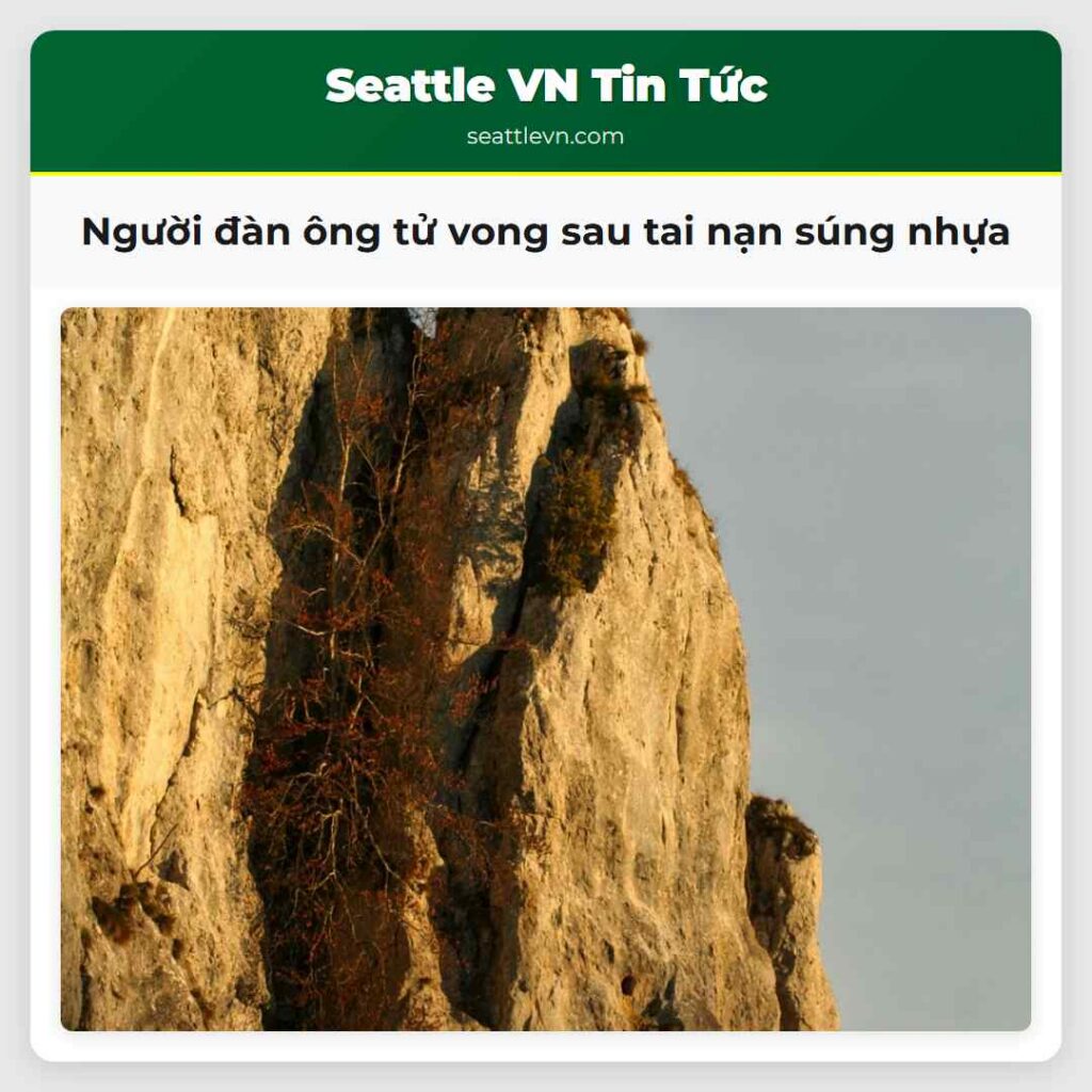 Người đàn ông tử vong sau tai nạn súng nhựa