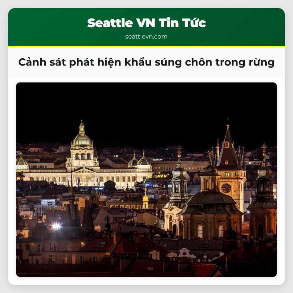 Cảnh sát phát hiện khẩu súng chôn trong rừng