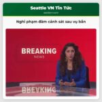 Nghi phạm đâm cảnh sát sau vụ bắn