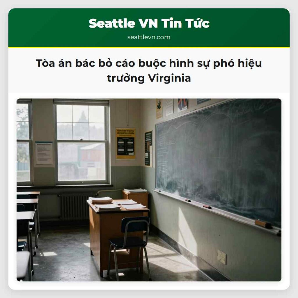 Tòa án bác bỏ cáo buộc hình sự phó hiệu trưởng