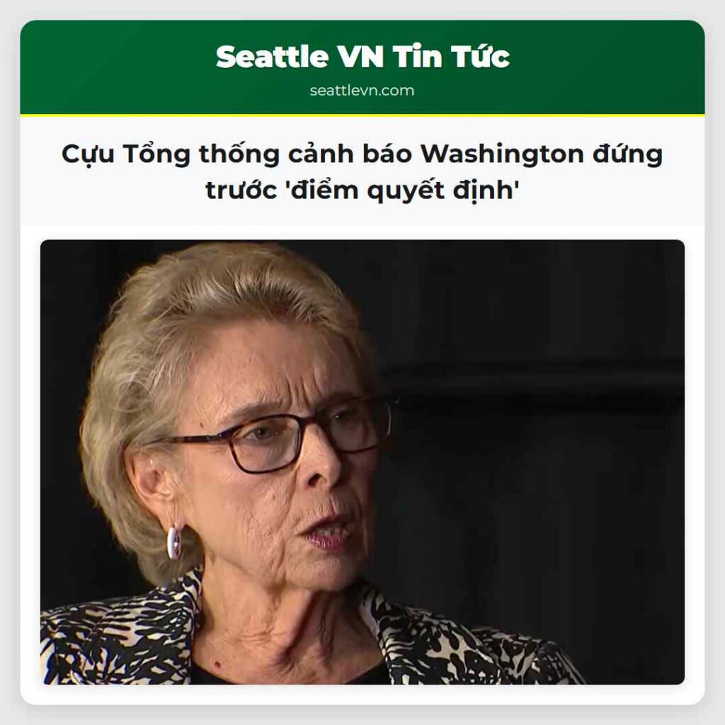 Cựu Tổng thống cảnh báo Washington đứng trước