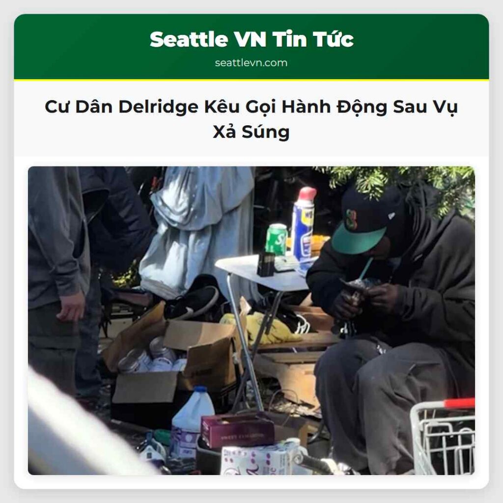 Cư Dân Delridge Kêu Gọi Hành Động Sau Vụ Xả Súng